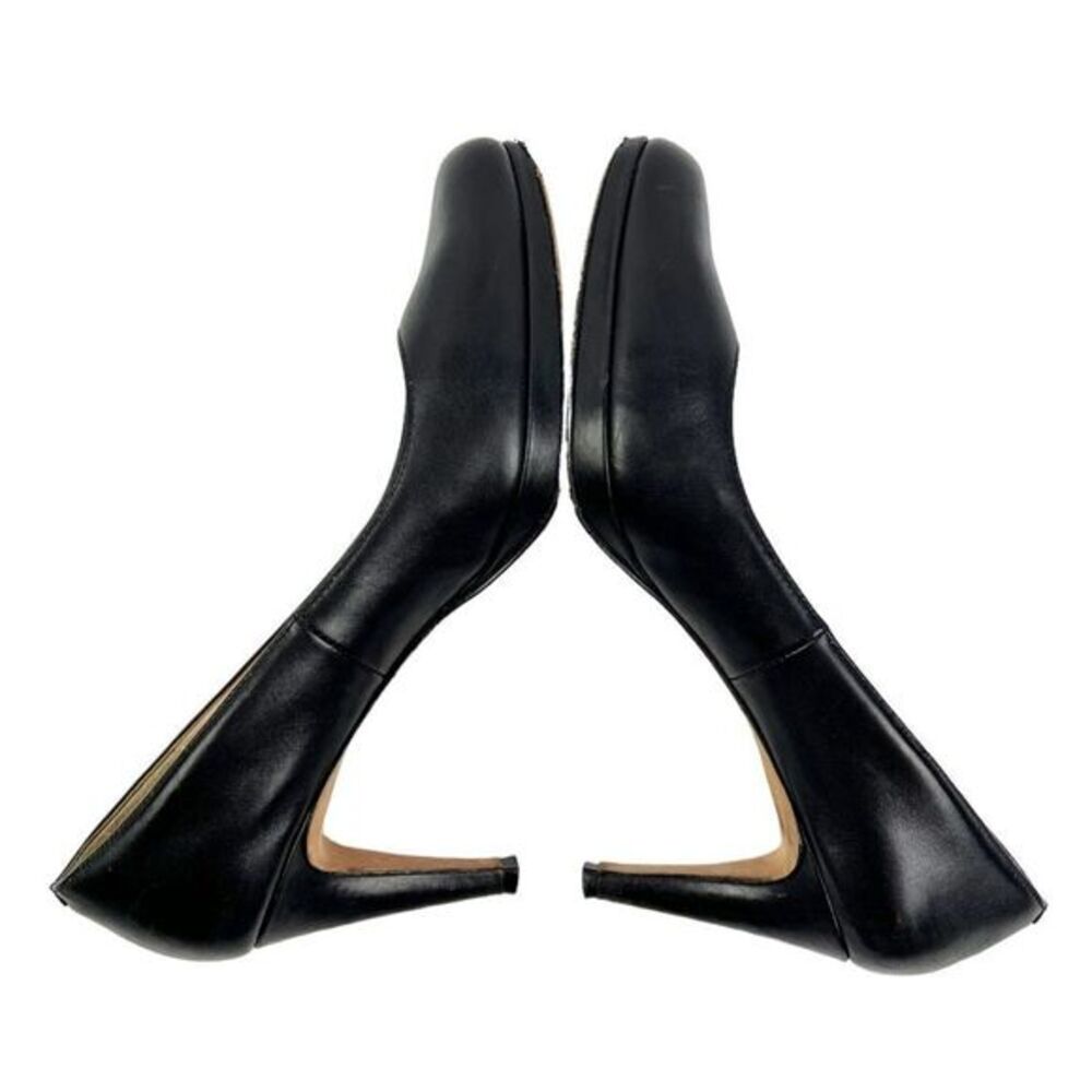 Cole Haan Margot Black Leather Pumps Heels Size 7.5 - Picture 5 of 11